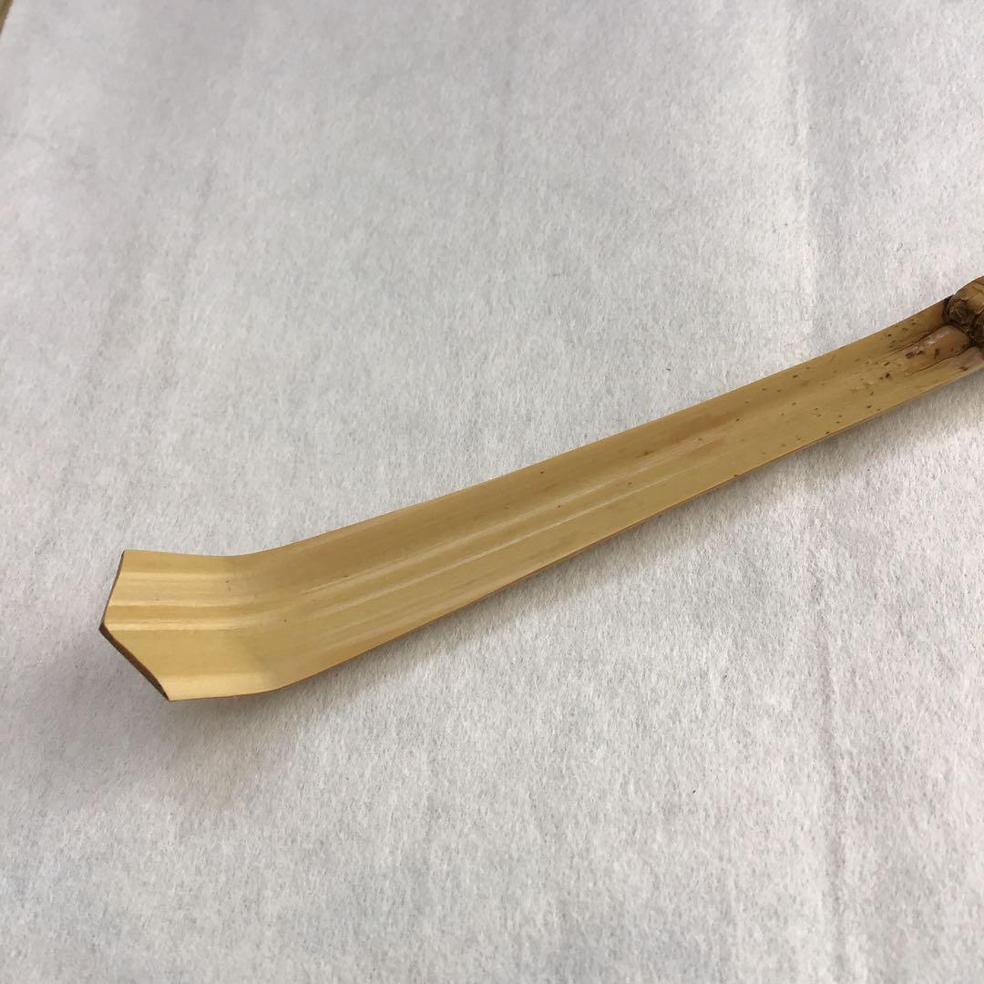 茶杓　葆光斎削　三十内　茶杓　銘　白雨ト云　妙玄斎書付　共筒　共箱　S60CS