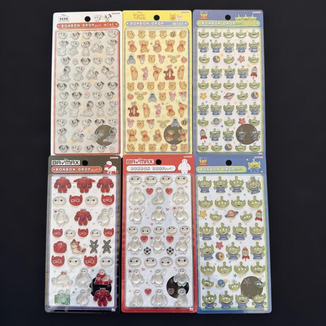 ボンボンドロップシール　6種類