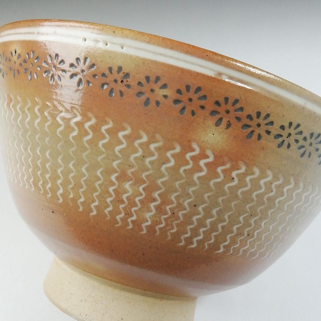 Ｔ５６０　茶碗　『御本三島　茶碗』『駕洛窯 造』　共箱　抹茶碗　茶道具