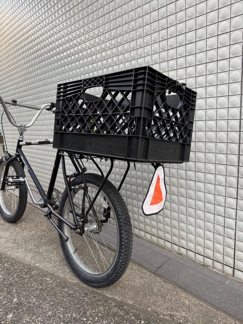 KINASHI CYCLE BMXクルーザーブラック バスケット付き