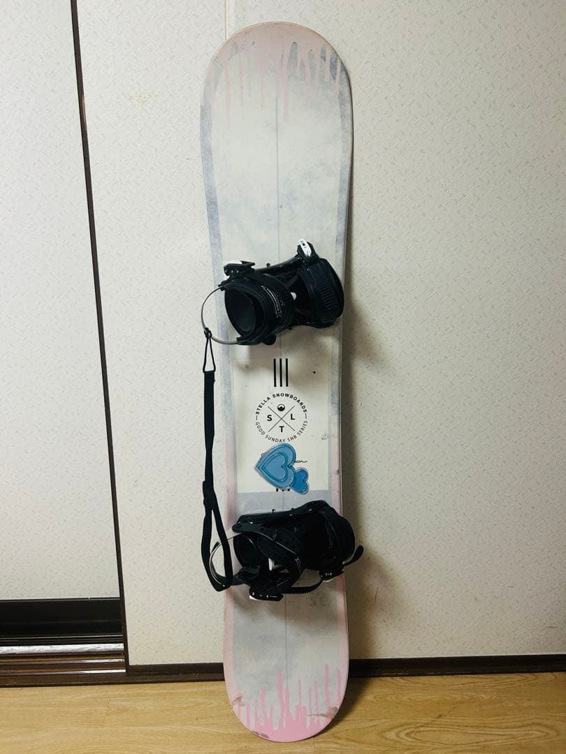 【専用】STELLA スノーボード　板　ビンディングセット　144cm スノボ