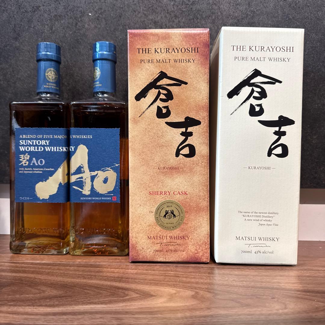 ウィスキー　4本セット