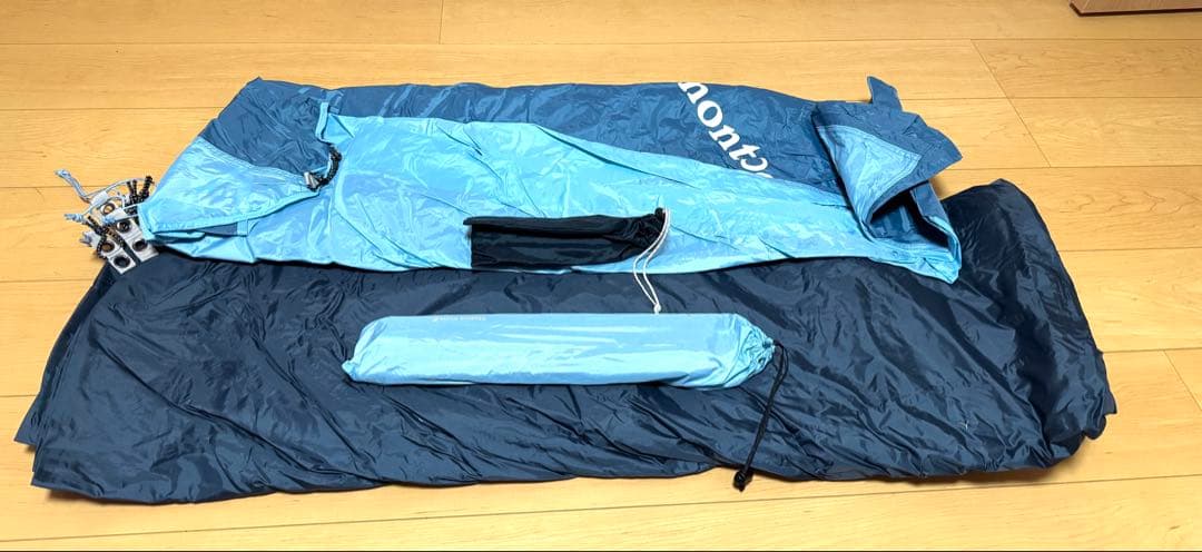 モンベル クロノスドーム2型 テント　他社グランドシート付き