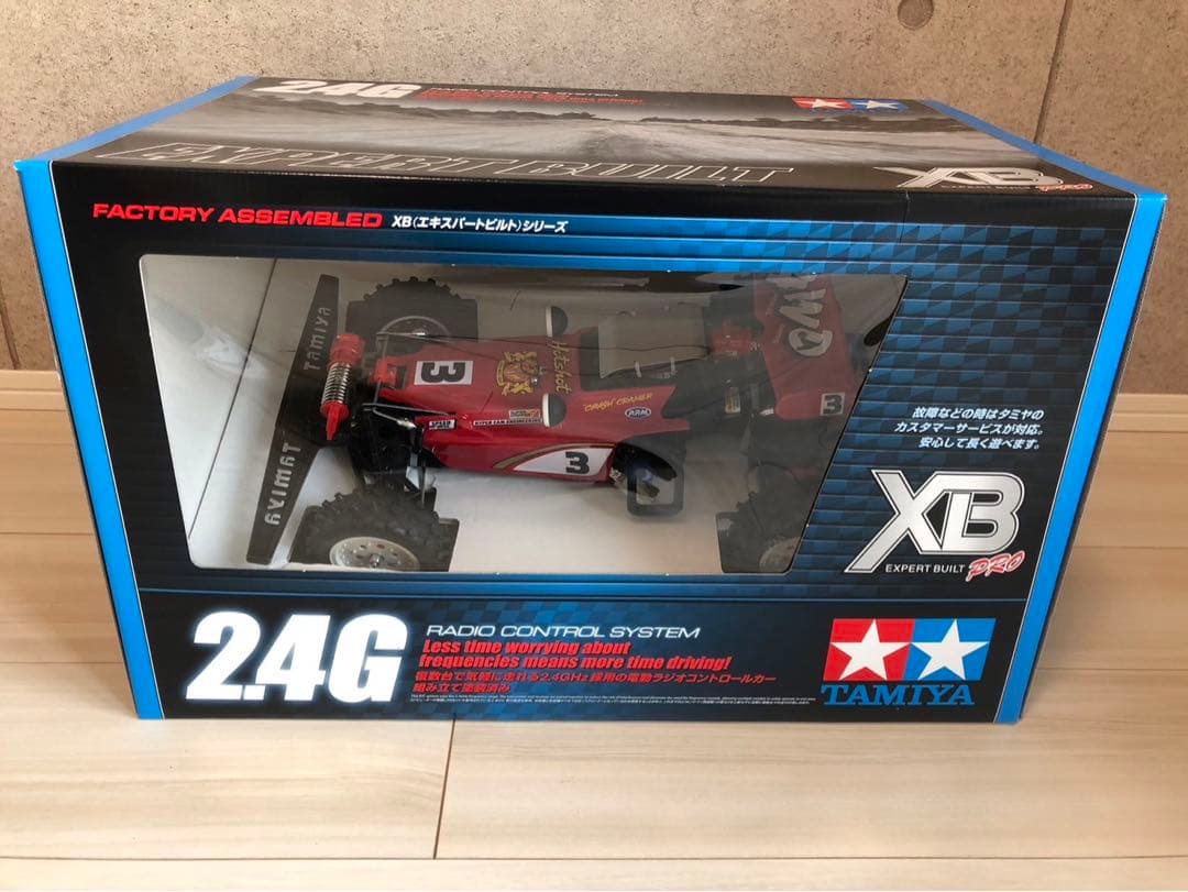 タミヤ 1/10 XBシリーズ ホットショットプロポ付き塗装済み完成モデル