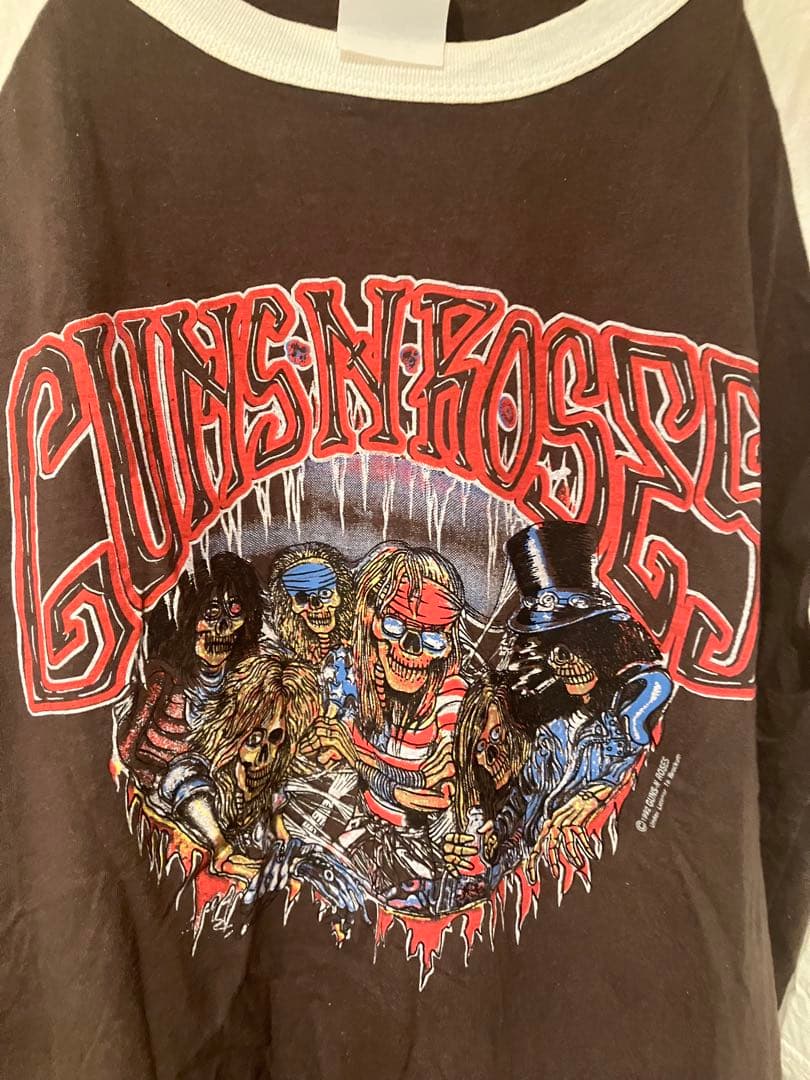 【激レア】GUNS N' ROSES ツアー　バンドTシャツ　ベースボール