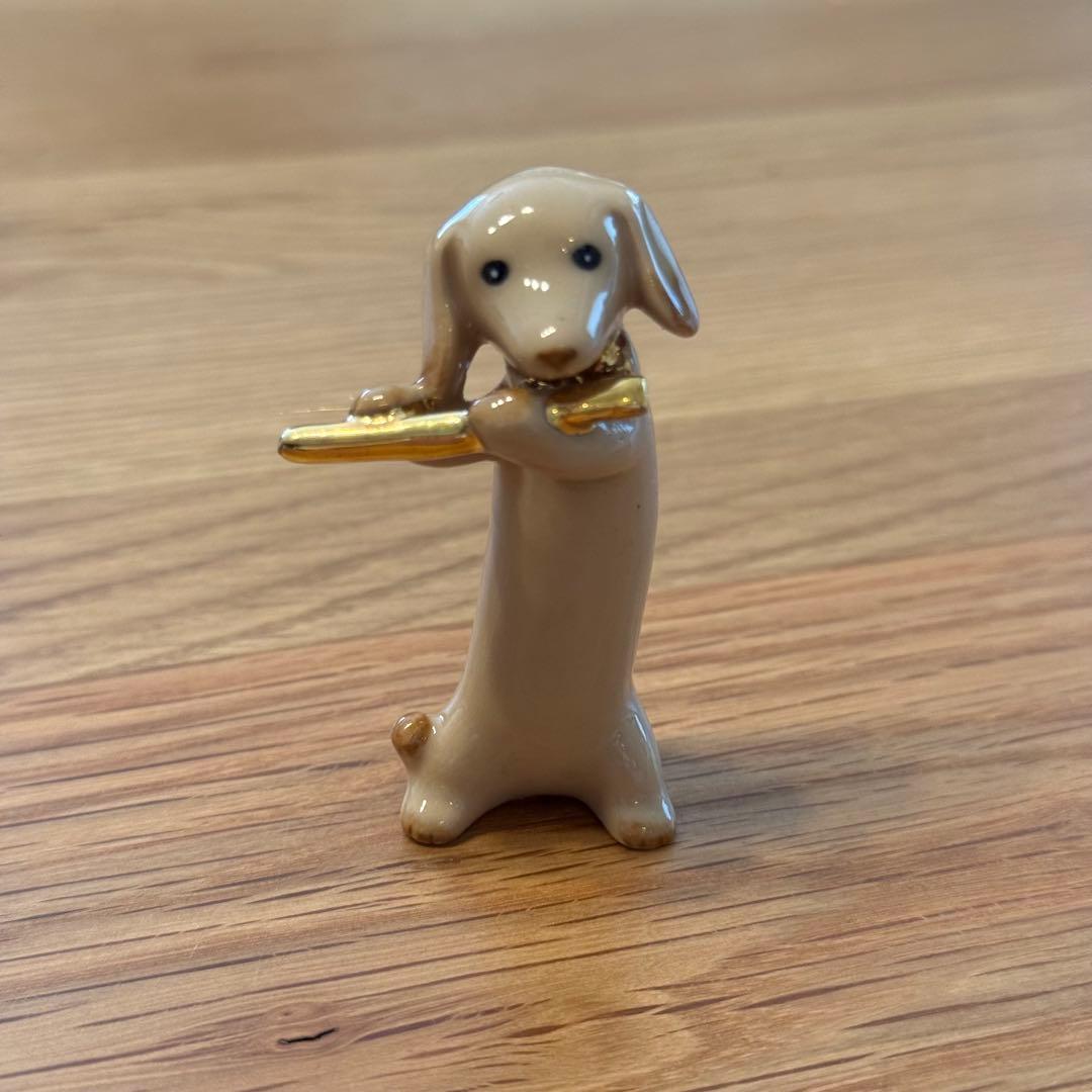 寿工芸★陶器★ダックスフンド★犬★ネコ★猫★オーケストラ★音楽隊