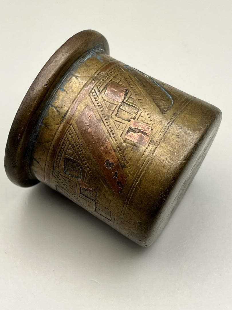 【海】江戸期　香炉　赤銅象嵌　古銅製　銅製　時代物　古董品　美術品