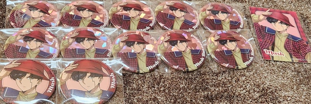 マッシュルキャラクターグッズマッシュ缶バッジ、フォトカ