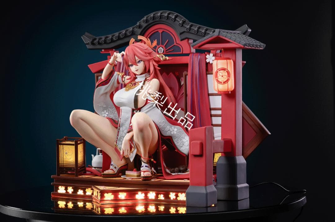 新品未開封『原神』lazydog 八重神子フィギュア ガレキ スタチュー