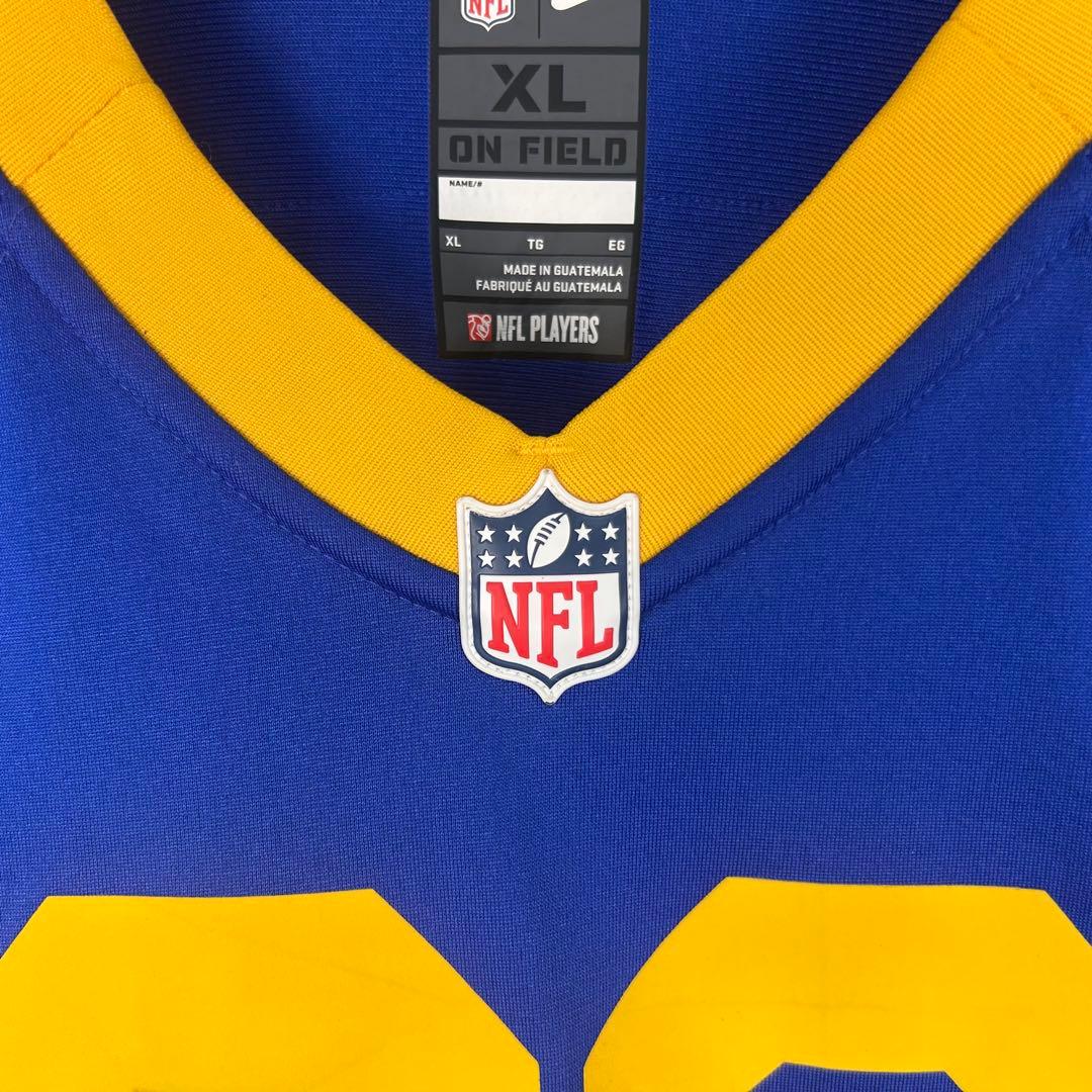 ナイキ NFL プリントチームロゴ ラムズ アメフトゲームシャツ XL 5459