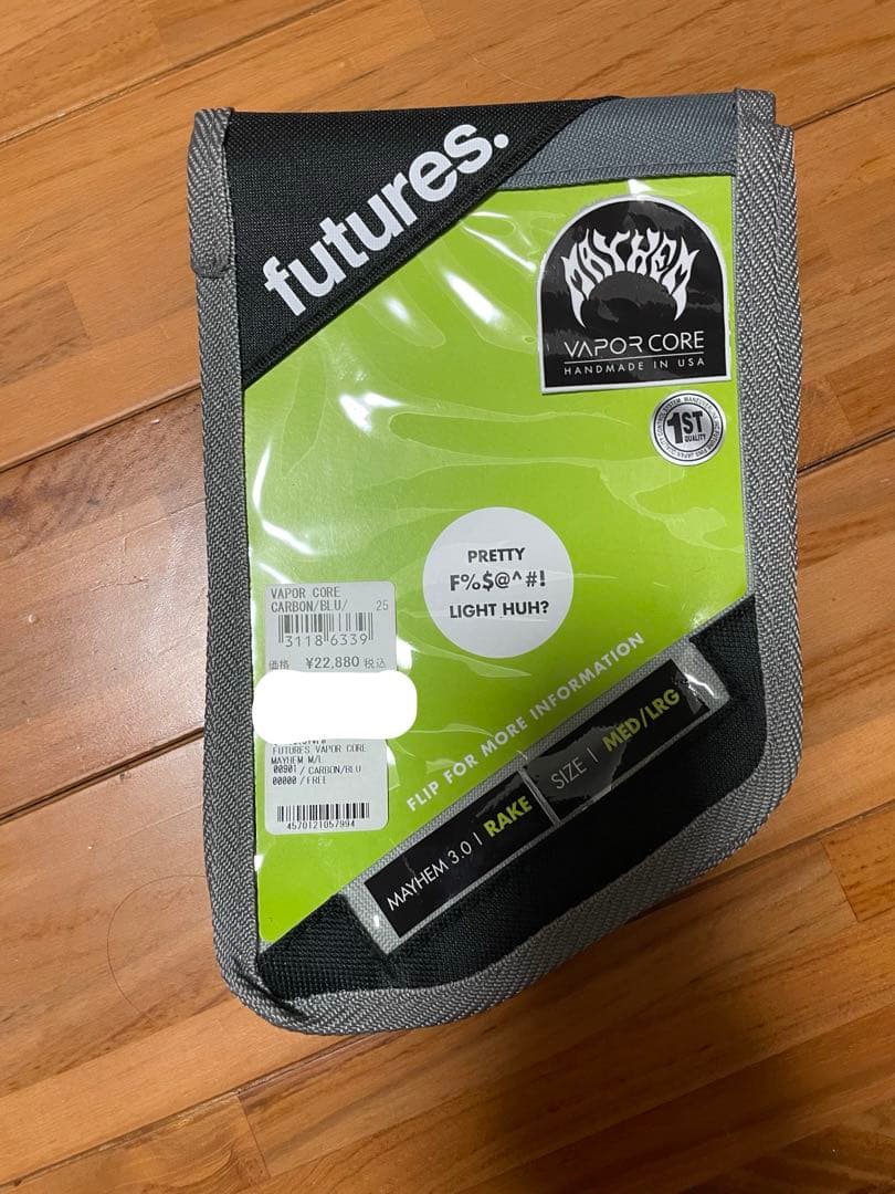 新品未使用 限定品futures Mayhem Vapor coreフィン