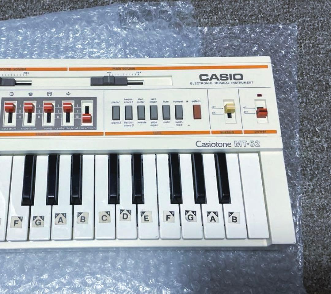 Casio MT-52☆リズムマシン付きビンテージシンセサイザー☆日本製☆希少☆