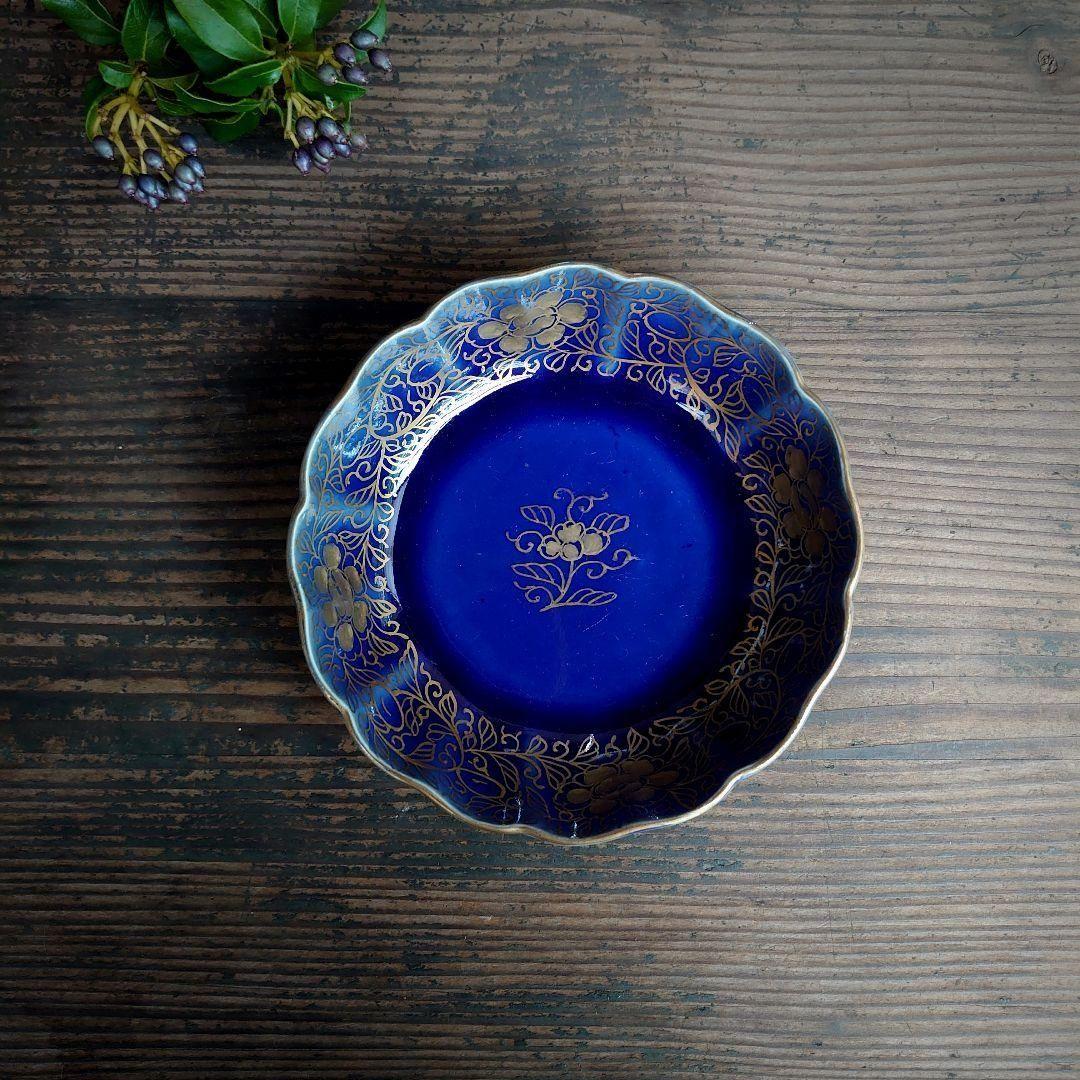 【ご成約】古染付 菊割文 手塩皿と 骨董の器 おまとめ