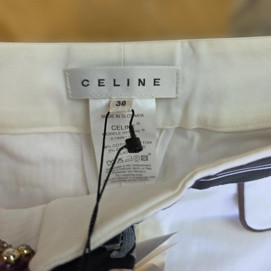 新品　セリーヌ ホワイト ショートパンツ　未使用　y11
