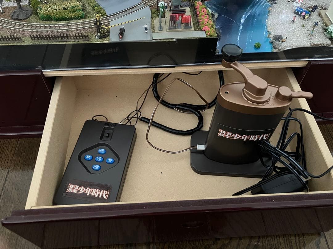 鉄道模型 少年時代 ジオラマ 完成品 ケース•パワーラック付