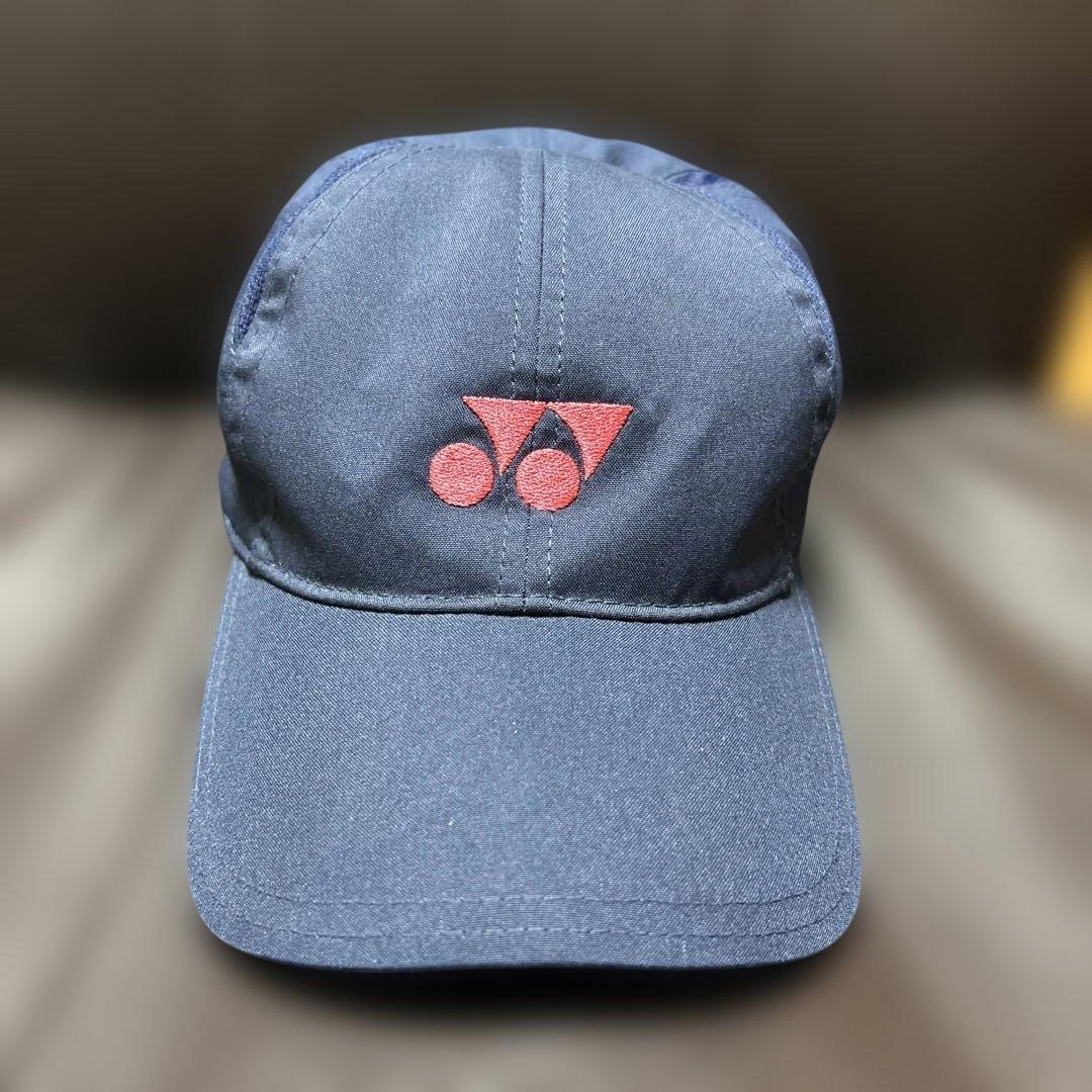 ヨネックス　YONEX ネイビーキャップ ピンクロゴ　レア