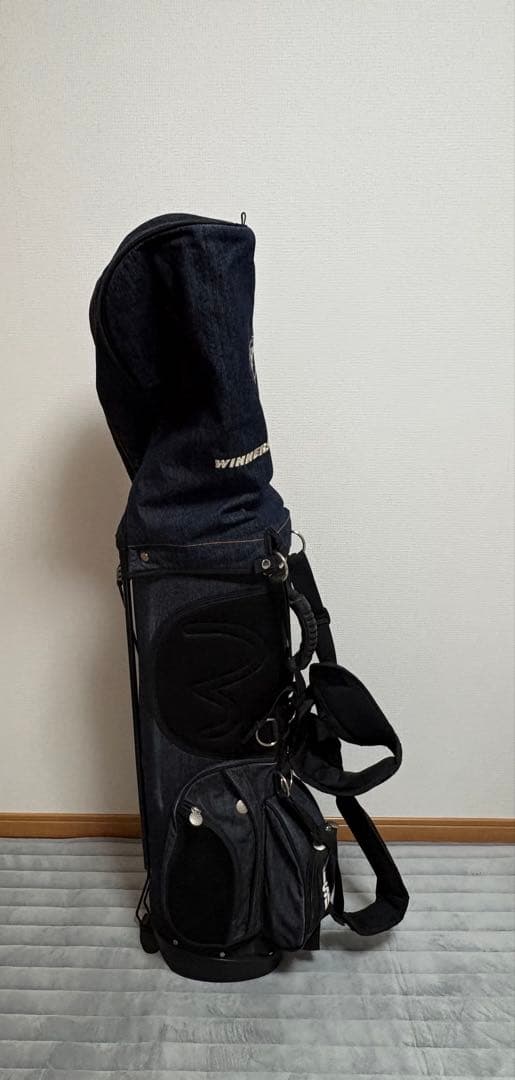 EVISU ダークブルー キャディバッグ