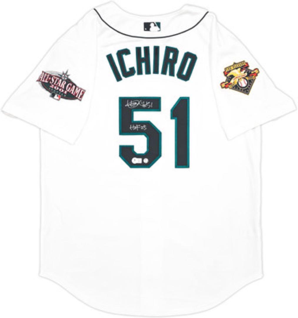 HOF25 イチロー 殿堂入り 直筆サイン入り マリナーズ ユニフォーム