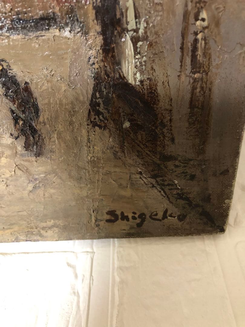 油絵（倉庫入り口）