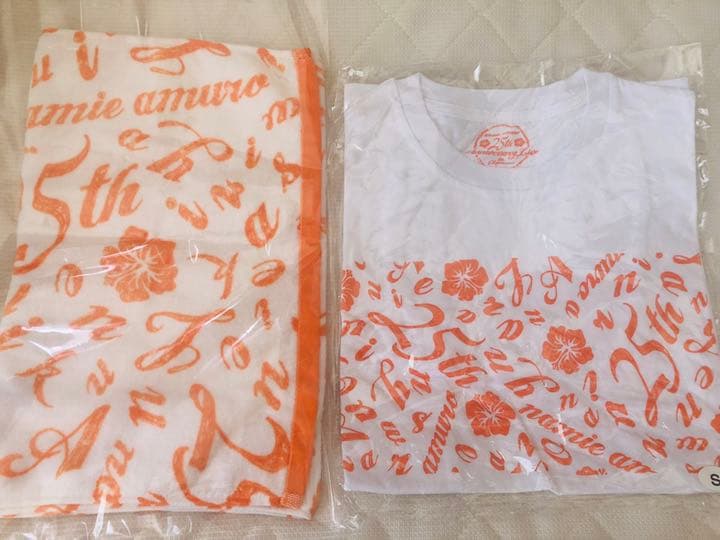 安室ちゃん沖縄25周年Tシャツ&タオル(安室奈美恵)