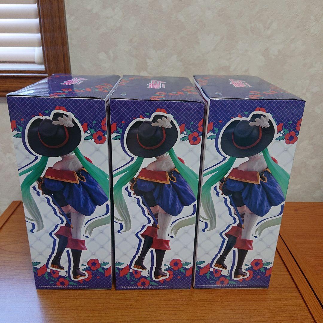 初音ミク Wonderland フィギュア 長靴を履いた猫 3体セット