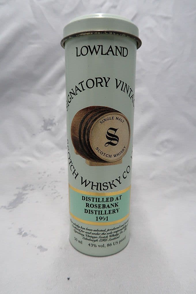 ローズバンク１９９１ １２年 シグナトリーヴィンテージ社 ミニチュアボトル
