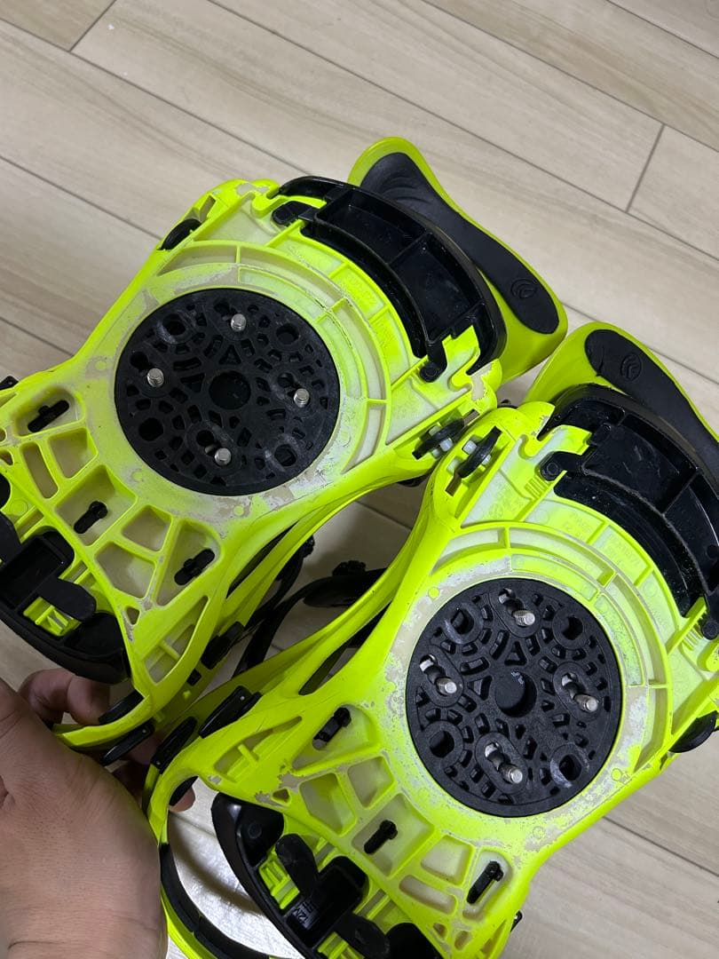 FLUX スノーボード ビンディング DSL Mサイズ イエロー