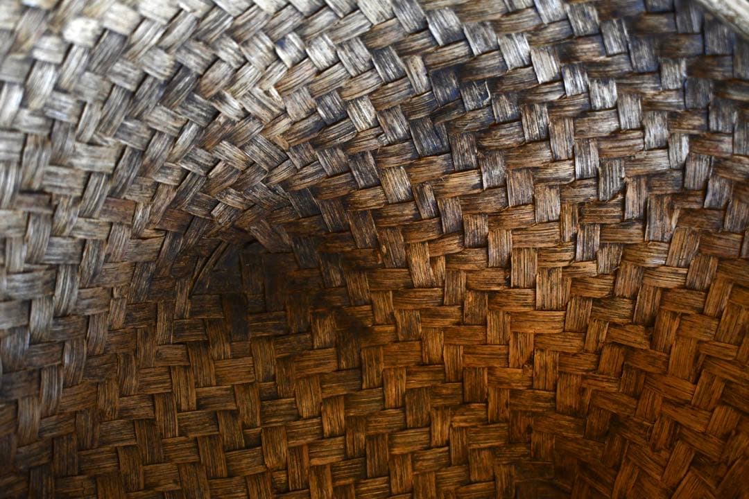 古道具　フィリピン　ルソン島　古籠　民藝　vintage プリミティブ　竹編み