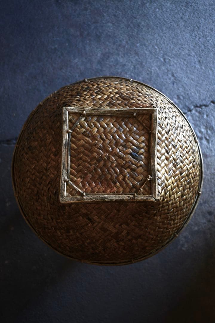 古道具　フィリピン　ルソン島　古籠　民藝　vintage プリミティブ　竹編み