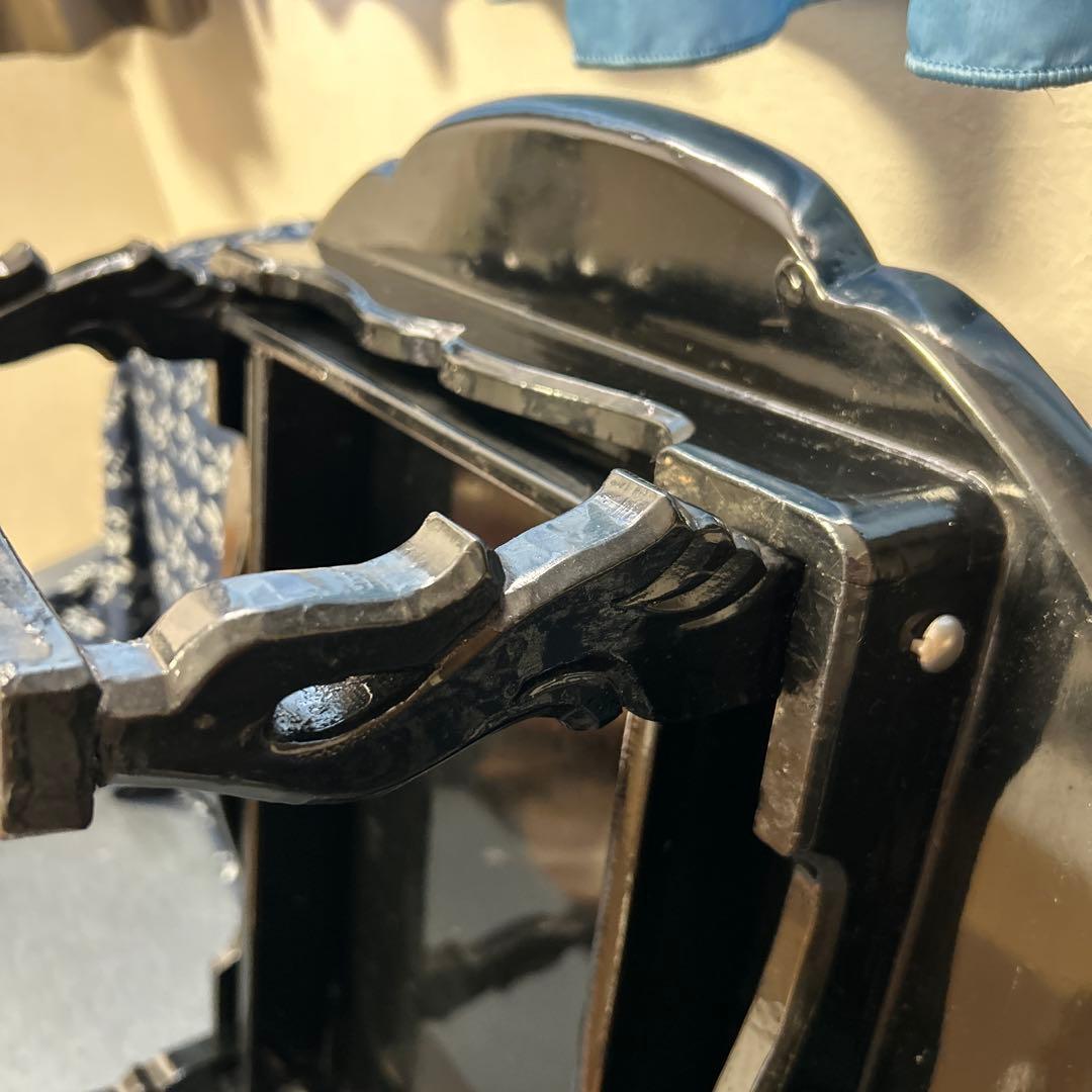 螺鈿　塗り　円卓　折りたたみ　アンティーク