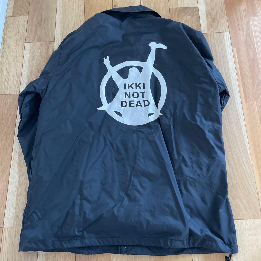 IKKI NOT DEAD ブラックナイロンコーチジャケット L