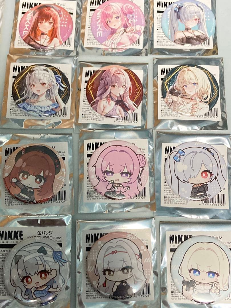 ローソン　NIKKE ニケ　缶バッジ　1２種　コンプリートセット　シンデレラ