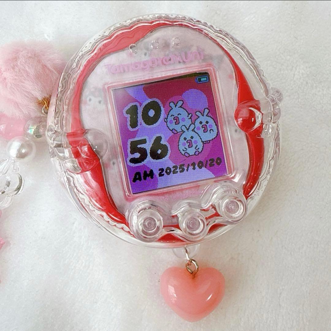 Tompkin様♡たまごっち ユニ ハード 全面保護 ケース チャーム 3点