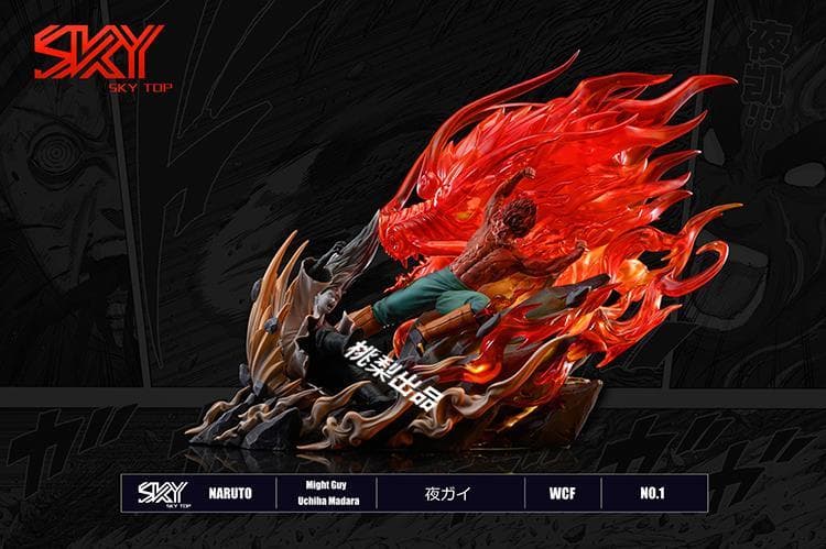 新品未開封『NARUTO』　夜ガイ　＊　うちはマダラ　ガレージキット スタチュー