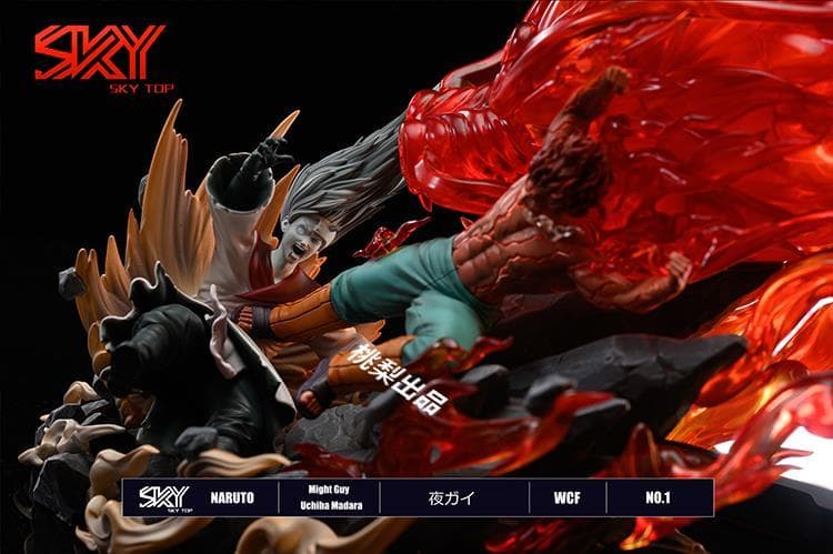 新品未開封『NARUTO』　夜ガイ　＊　うちはマダラ　ガレージキット スタチュー