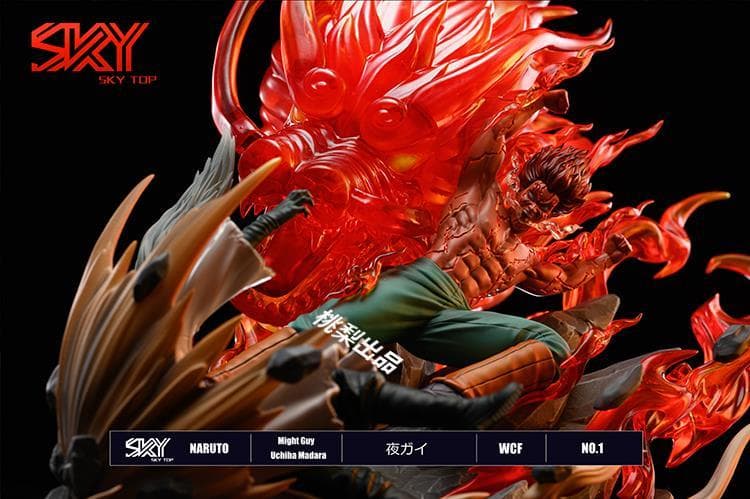 新品未開封『NARUTO』　夜ガイ　＊　うちはマダラ　ガレージキット スタチュー