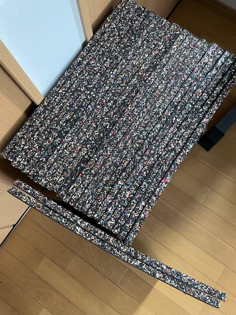 SLDS ラバーチップマット 50cm×50cm×厚み15mmタイプ/ 計24枚