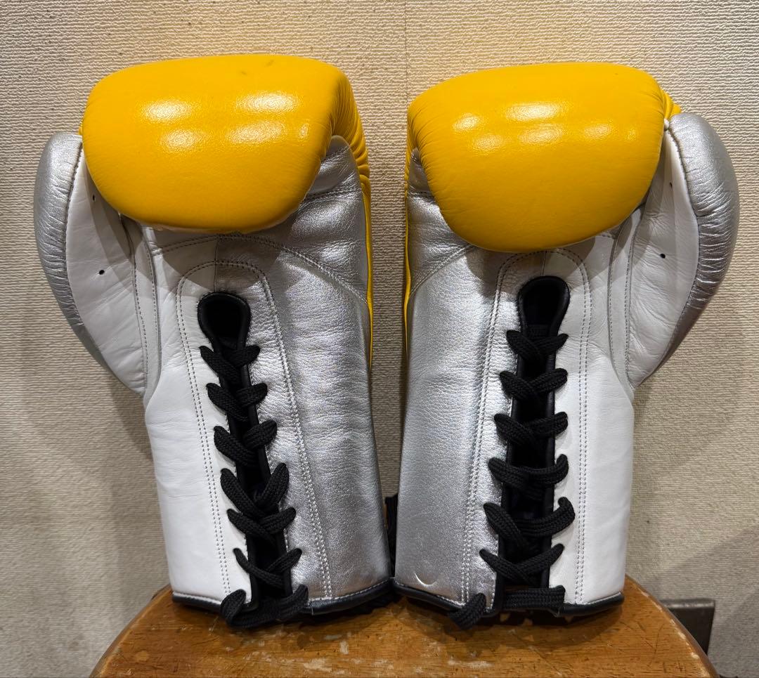 PRIZE RING ボクシンググローブ イエロー/シルバー　10oz