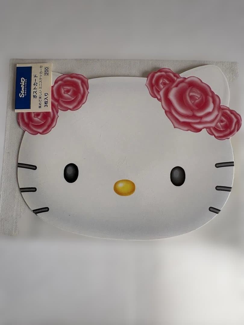 【全点ローズ柄】激レア サンリオ レトロ ポストカード 4点 ピューロ限定衣装含