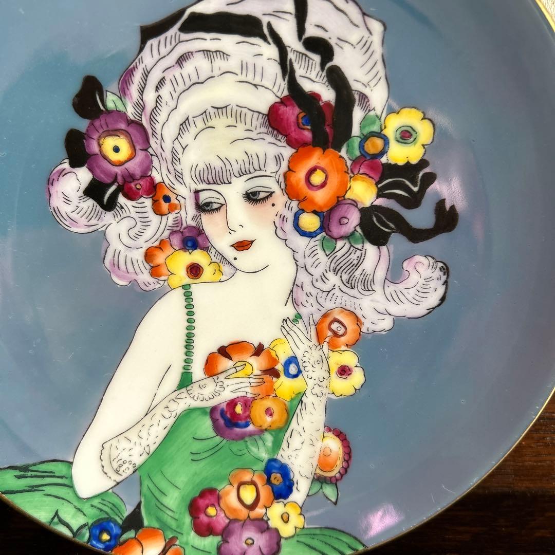 オールドノリタケ　ラスター彩　 デコレディ　ポンパドール