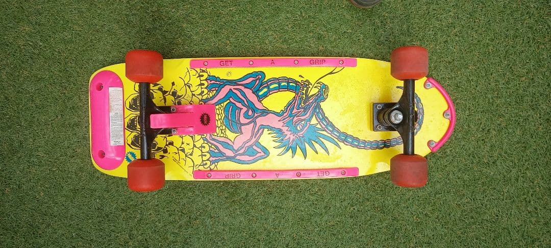 EXECUTIONER スケートボード イエロー/ピンク