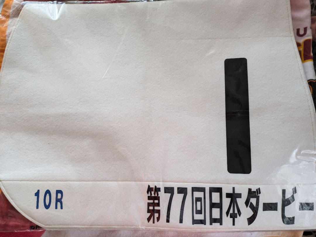エイシンフラッシュ　レプリカゼッケン　ウチパクさん直筆サイン入り