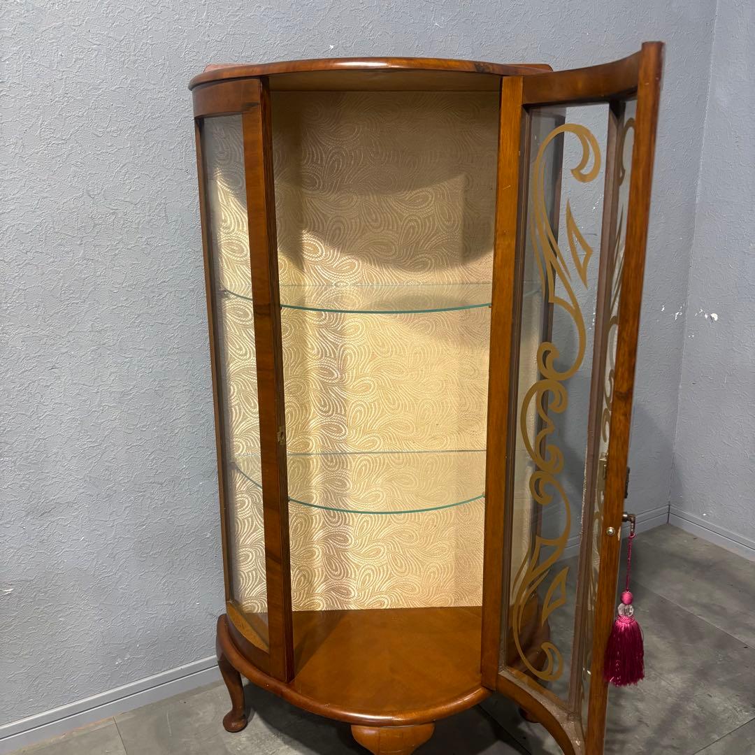 ガラスショーケース　ジョンブル　アンティーク