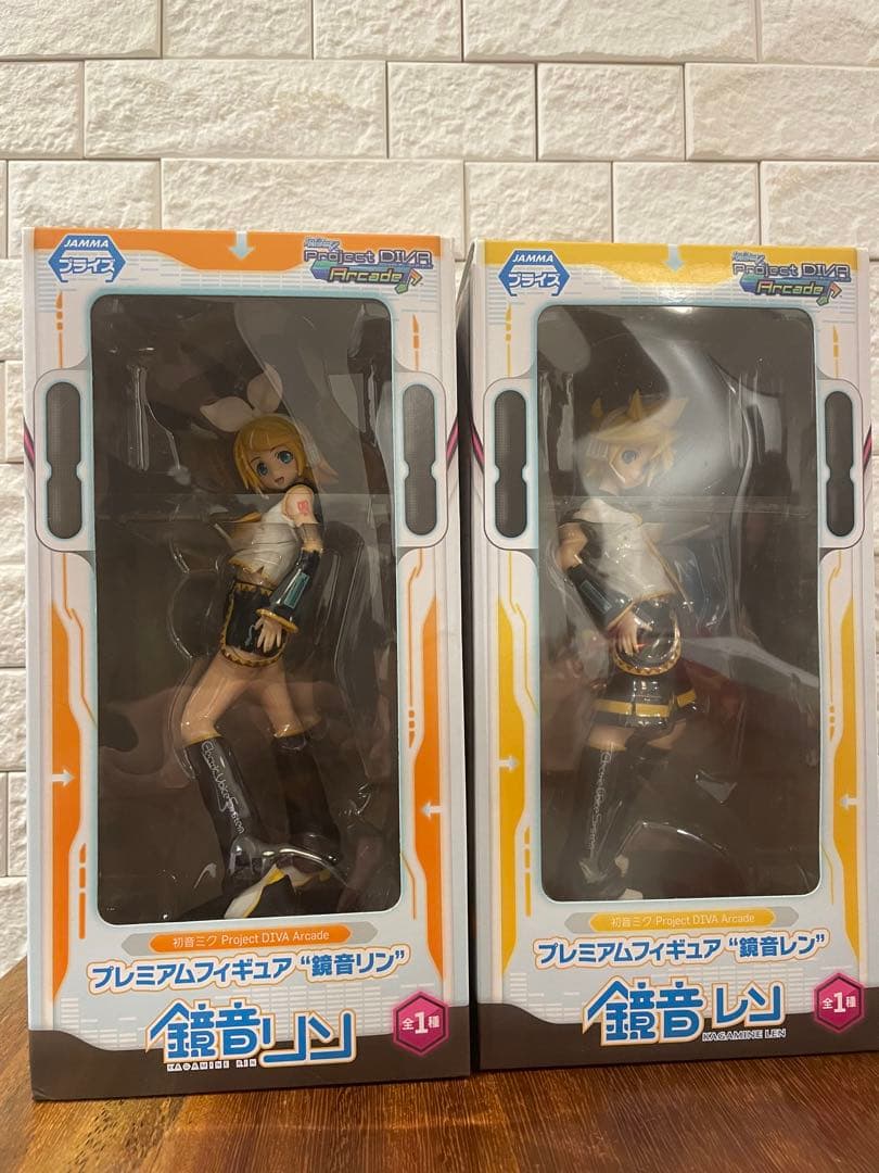 Project DiVA Arcade プレミアムフィギュア　鏡音リン　鏡音レン
