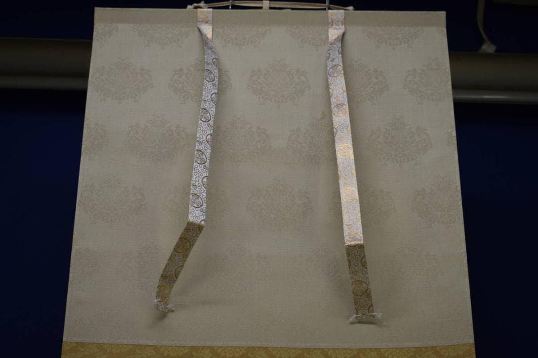 複製/熊代熊斐/松鶴図/工芸/布袋屋掛軸HH-485