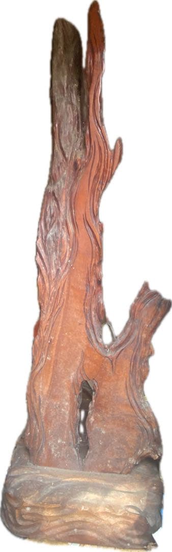 欅一枚板　自然木　ついたて