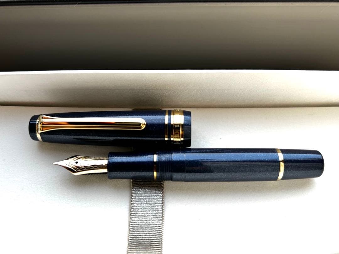 【美品】セーラー プロギアスリム ナイトブルー H-MF 箱付き