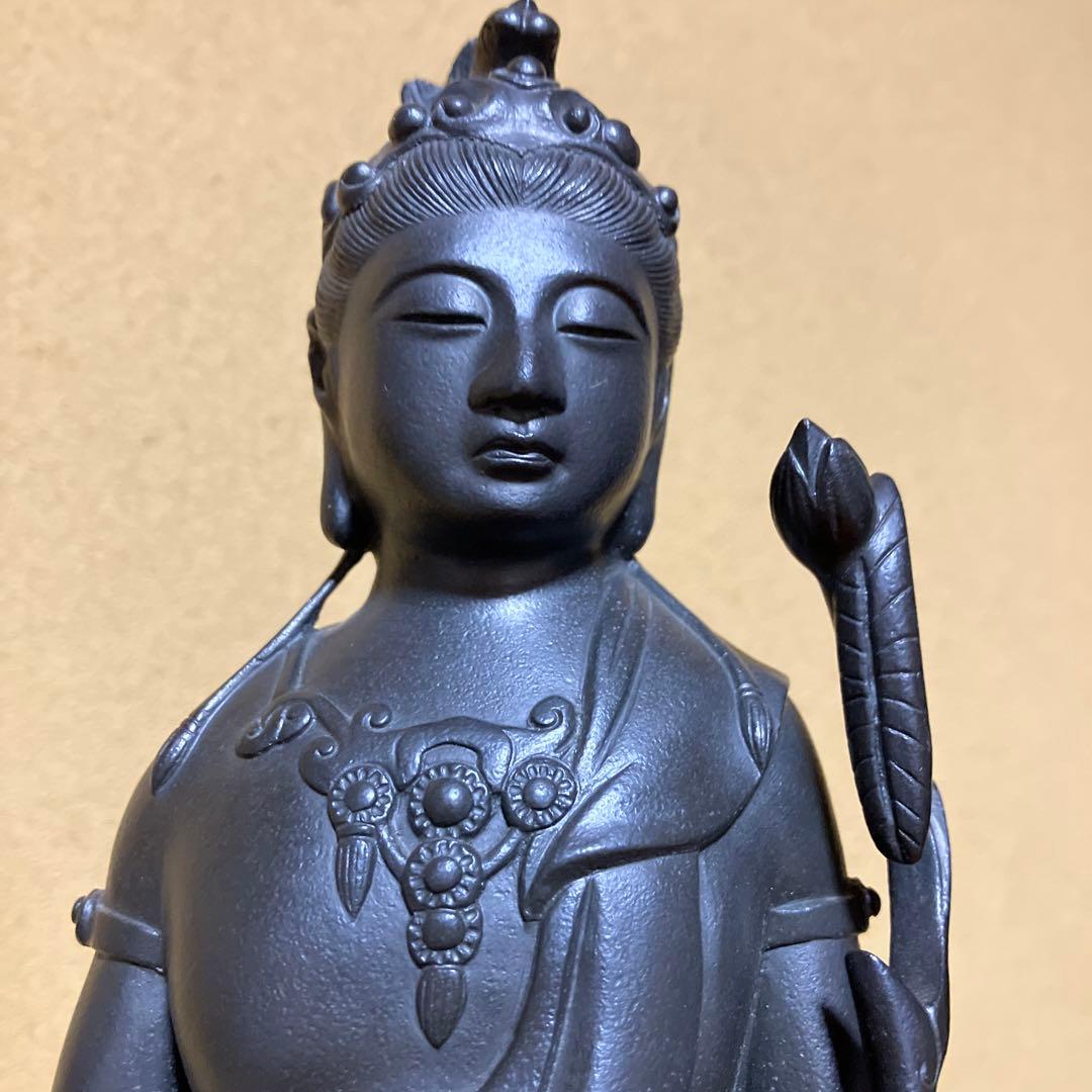 高村光雲原型　聖観音菩薩立像　仏教美術　骨董品　インテリア　置物　開運