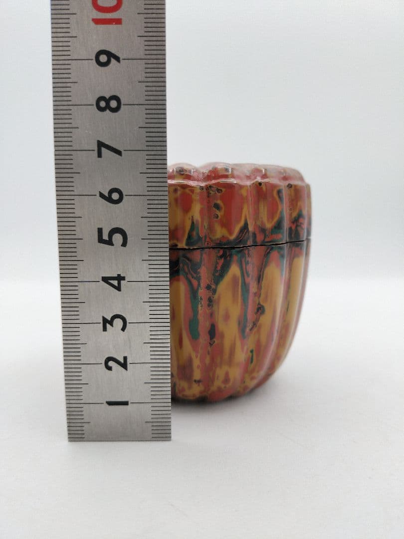 【セール】b796【新品・未使用】棗 乾漆 菊彫 白井正斉 木箱 茶道具