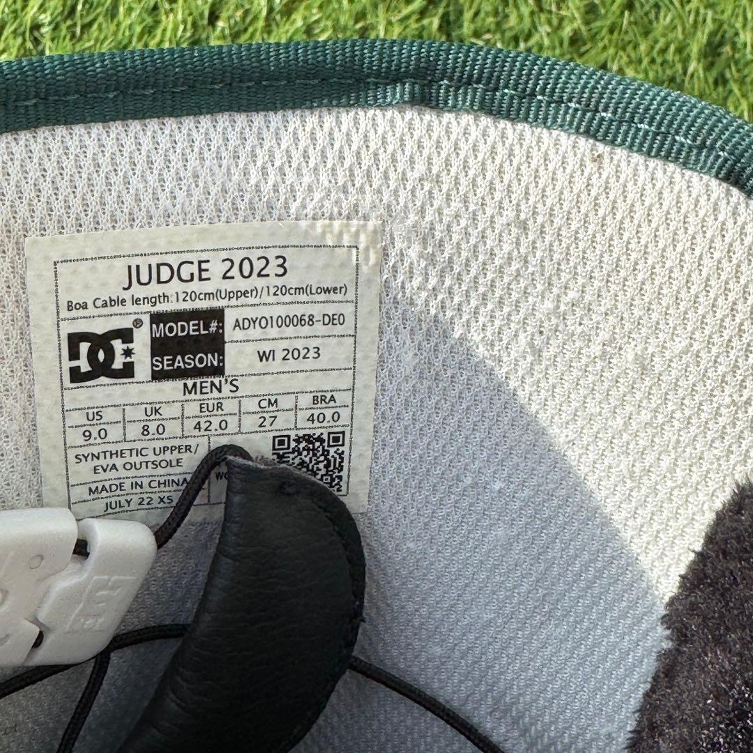 DC JUDGE 27cm 2023年　ダブルBOA グリーン